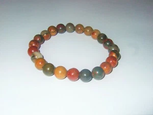 - Bracciale Pietra Cristalloterapia - DIASPRO PICASSO (SF6) - Picture 1 of 1