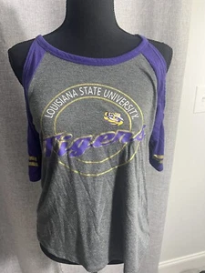 Colosseum LSU schulterfreies T-Shirt Damen Small - Bild 1 von 4
