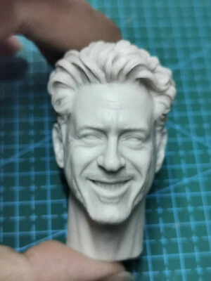 Figura de acción masculina 1:6 1:12 1:18 cabeza de Tony esculpida tallada para juguetes corporales Foto 1 de 4