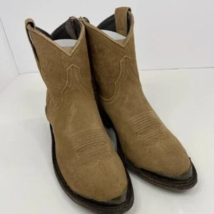 Old Gringo Women’s Suede Shorty Tan Toluca Bis Zipper Boots Size 9 - Picture 1 of 12
