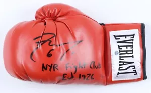Dylan McIlrath Autographed Boxing Glove Steiner COA NYR Fight Club Inscriptions! - Picture 1 of 2