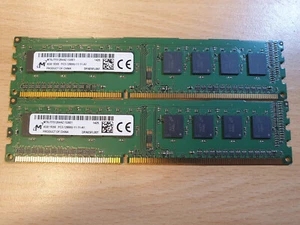 8GB (2x4GB) DDR3 Micron RAM MT8JTF51264AZ 1G6E1 PC3-12800U PC 1600 CL11 16 1Rx8 - Bild 1 von 7