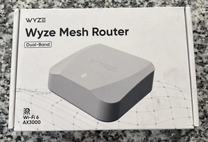 Wyze AX3000 Dual-Band Wi-Fi 6 Mesh Router - Weiß NEU deckt 1500 Quadratfuß 1 Gbit/s ab - Bild 1 von 5
