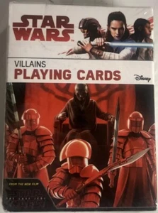 Star Wars The Last Jedi Villians Playing Cards Disney Cartamundi - Picture 1 of 6