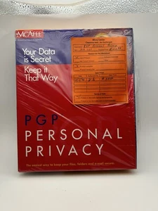 McAfee PGP Personal Privacy For Windows 95 & Macintosh System 7 - Picture 1 of 2