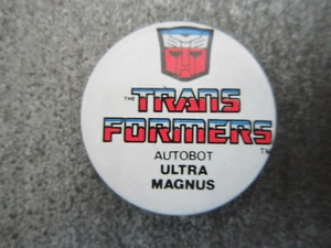Transformers Autobot Ultra Magnus Pin Badge Button (L19B) - Picture 1 of 2
