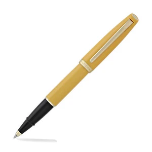 New Aurora Style Resin Mustard Yellow Rollerball Pen - E72S NEW in box - Picture 1 of 8