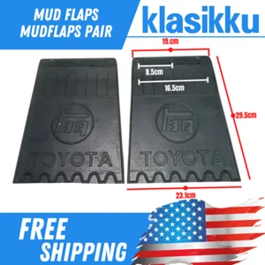 2pcs TOYOTA LAND CRUISER BJ40 BJ42 HJ45 FJ40 FJ45 MUD FLAPS MUDFLAPS PAIR - Picture 1 of 4