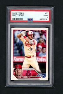 2023 Topps Series 1 #27 Mike Trout PSA 9    161