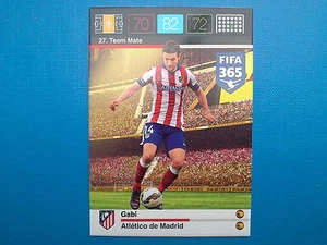 Panini Adrenalyn XL Fifa 365 Card n. 27 Team Mate Gabi Atletico de Madrid - Imagen 1 de 1