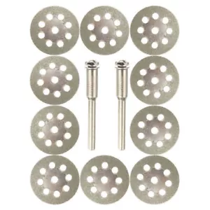 10+2 Diamond Cutting Wheel For Dremel Rotary Tool Die Grinder Metal Cut Off Disc - Picture 1 of 9