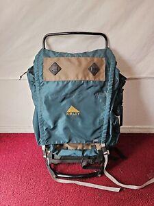 Kelty Tioga XLT Backpack Style No: 21950503 External Frame Camping Hiking Green