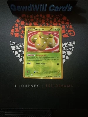 Exeggcute Secret Rare Gold Black & White Plasma Blast 2013 Pokemon 102/101 LP - Image 1 of 2