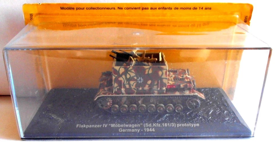 (USC 118) TANK FLAKPANZER IV MOBELWAGEN  PROTOTYPE GERMANY 1944  - SCALA 1/72 - - Immagine 1 di 1
