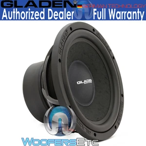 GLADEN RS10 10" 250W RMS 4-OHM SUBWOOFER CAR AUDIO BASS SPEAKER GERMAN MADE NEW - Picture 1 of 8