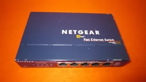 Netgear FS105 5 Port 10/100Mbps Switch & Power Adaptor - Picture 1 of 3