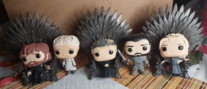 Game of Thrones Loose Funko Pop Lot 3 Iron Thrones and 5 Figures - Picture 1 of 23