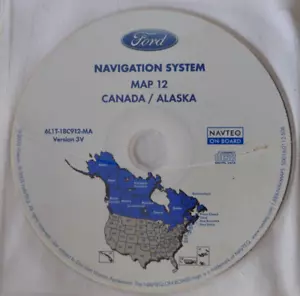 06 Ford Expedition GPS Navigation Disc CD Map 12 CANADA ALASKA 6L1T-18C912-MA - Picture 1 of 1