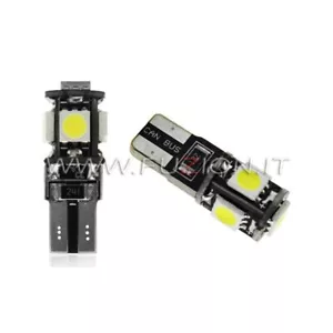 CANBUS FUZION T10 W5W 5 LED LAMPS - Picture 1 of 2