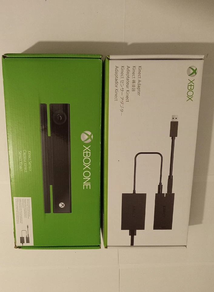Sensor e adaptador Kinect para Xbox One ambos na caixa - Imagem 1 de 4