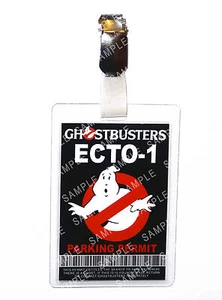 Ghostbusters Ecto-1 Parking Permit Cosplay Prop Gift Costume Comic Con Halloween - Picture 1 of 1