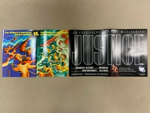 JUSTICE ALEX ROSS KRUEGER DC RETAILER 1 SIDE PROMO POSTER 34" X 11"* - Picture 1 of 6