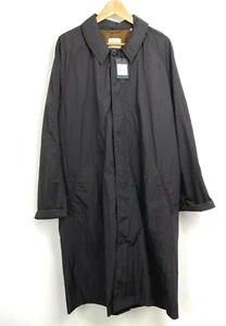 Billy Reid Lined Quilted Trench Coat in Charcoal Black LARGE NWT - Picture 1 of 5