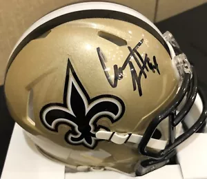 Cameron Jordan Autographed Saints Mini Helmet Beckett Hologram - Picture 1 of 1