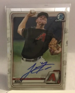 2020 BOWMAN CHROME LEVI KELLY ROOKIE  AUTO DIAMONDBACKS MSK - Picture 1 of 2