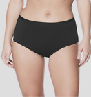 Nike Women's High-Waist Bottom Swimsuit Black S   3040
