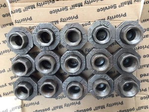 1/2” FPT X 1/2” FPT Black Malleable Iron Unions Rated 150 LBS Lot Of 15 - Picture 1 of 5