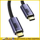 20Gbps 8K 60Hz PD 100W USB 4.0 Type-C Male to Male Data Cable Cord (150cm) NEW