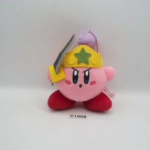 Kirby Dream Land C1008 Sword Mascot Keychain Mascot Sk Japan 5" Plush - Picture 1 of 7