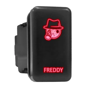 FREDDY - Hoher Druckschalter rot hintergrundbeleuchtet 1,54 Zoll x 0,83 Zoll (passend für: Toyota) - Bild 1 von 6