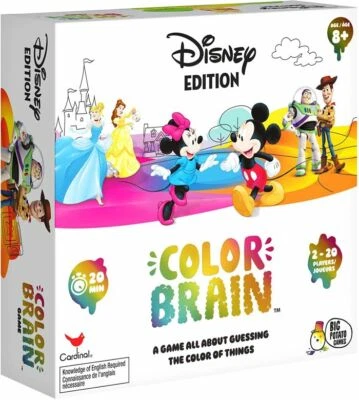 NEW DISNEY COLOR BRAIN BOARD GAME For Families who Love Disney !  - Image 1 of 3
