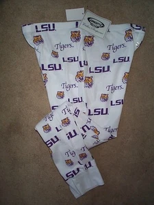 ($35) LSU Tigers ncaa Lounge Pants Sleepwear Adult WOMENS/WOMEN'S (L-LG-LARGE) - Picture 1 of 2