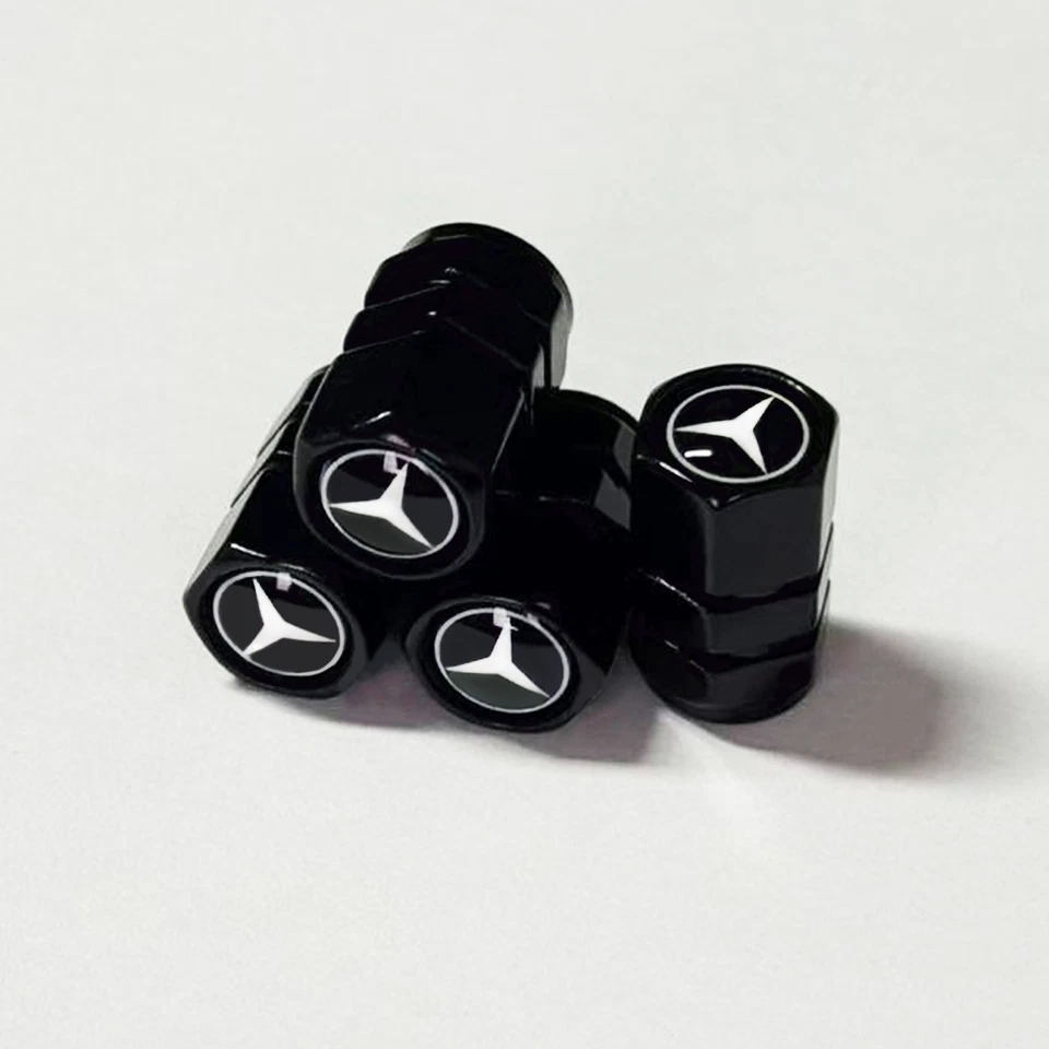 4x Vástago de válvula de aire hexagonal para neumático de coche Mercedes Benz todas las tapas de la serie Foto 1 de 2