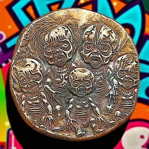 2025 JC Metals - 'The Kids' - Ronda de plata fina envejecida 0,999 de 1 oz + certificado de autenticidad - #010 - Imagen 1 de 6
