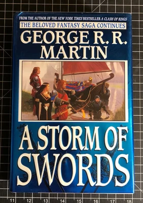 A Storm Of Swords by George R.R. Martin First Edition SIGNED - Game Of Thrones - Image 1 of 4