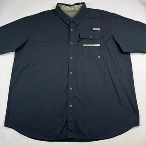 Columbia PHG Herren 4XT schwarz 100 % Baumwolle Kurzarm belüftet Jagdhemd - Bild 1 von 11