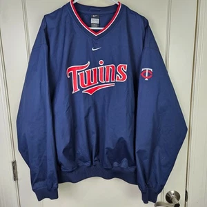 Minnesota Twins Nike Pullover Rompevientos Chaqueta Ligera MLB Adulto Talla: L - Imagen 1 de 3