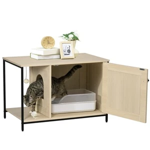 Katzenschrank für Katzentoilette, Katzenhaus mit magnetischer Tür, Katzenklo - Bild 1 von 10
