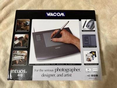 NEW Wacom Intuos3 Professional 4x6" Wide Format USB Tablet w/ Pen Mouse NIB - Image 1 of 3