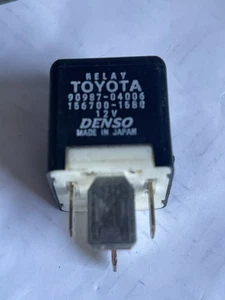 Relé negro genuino Toyota Lexus multiuso 5 pines 90987-04006 Denso 156700-1580 - Imagen 1 de 2