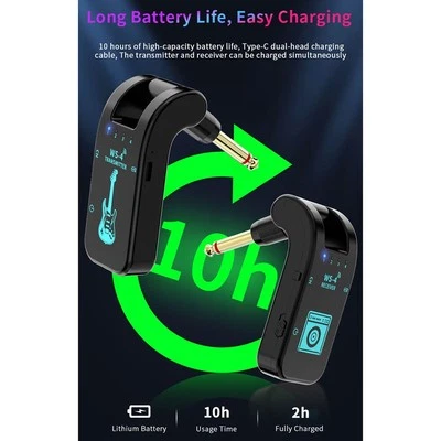 Flexible Wireless Guitar Transmitter Receiver for Electric Instruments - Image 1 of 4