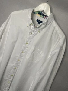 Gant Shirt Mens 2XL White Regular Smart Casual Formal Preppy Office - Picture 1 of 7