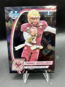 2024 Bowman Cromo U Zafiro Thomas Castellanos Negro Refractor 10/10 FSU - Imagen 1 de 2
