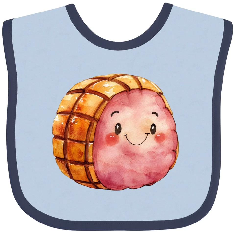 Inktastic Lindo Jamón Kawaii Bebé Babero Comida Ropa Infantil Foto 1 de 1