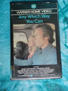Pre Cert VHS. Any Which Way You Can. Clint Eastwood 1980. - Picture 1 of 8