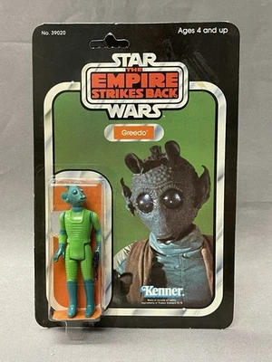 1980 Kenner Star Wars Greedo ESB 31-A Back MOC Cut POP - Image 1 of 4